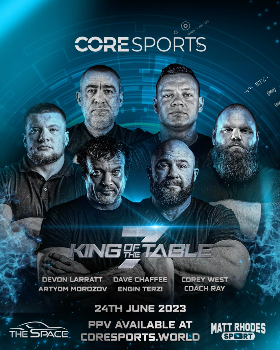CoreSports King of the Table campaign artwork from Aarti's earlier portfolio